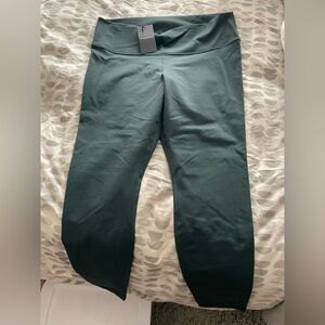 Fabletics PowerHold Dark Green Leggings